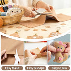 Tan Felt Fabric Sheet 72" X 36", 1.4mm Thick Large Soft Durable Flexible Craft - Image 4