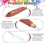 MECCANIXITY Pack of 1 Palette Knife No.27, 8.3" Long Palette Knives - Image 3