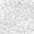 QPIXVB 1100PCS Clear Pony Beads, Kit Beads by QPIXVB