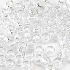 QPIXVB 1100PCS Clear Pony Beads, Kit Beads by QPIXVB