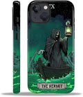 ZHEGAILIAN Case for iPhone 14 Plus, The Hermit Night Skull Durable Shockproof by Home