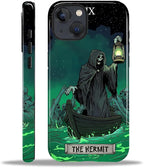 ZHEGAILIAN Case for iPhone 14 Plus, The Hermit Night Skull Durable Shockproof by Home