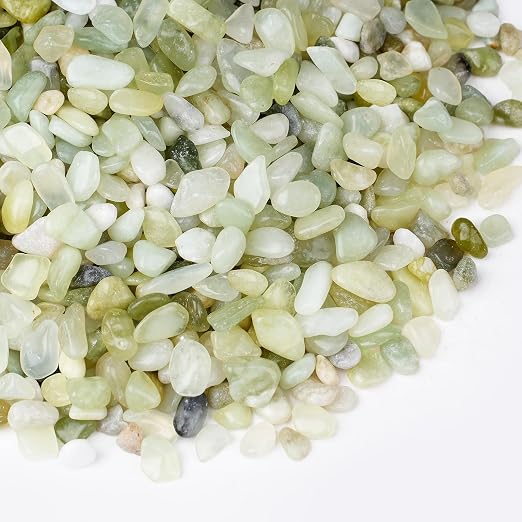 2.5 lbs Jade Pebbles for Indoor Plants, 1/5 Inch Succulent and Cactus Pebbles by OutdoorD%C3%A9cor