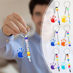 Suncalla 996 Pcs 24 Set Father's Day Keychain Making Kit DIY Bead Crafts | - Image 7