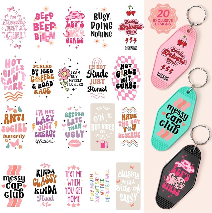 Kaciola Studio Funny UV DTF Stickers by KaciolaStudio