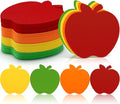 Ireer 48 Pcs Large Foam Apple Cutouts 6 Inch Colorful Apple Shapes Bulletin by Ireer