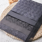 15Pcs Handmade Scrapbook Art Paper Craft Textured Paper Colorful A5 sheet Mesh - Image 2