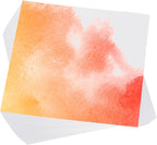 PATIKIL 100 Pcs Pure Cotton Watercolor Paper 140lb/300 GSM Water Coloring Paint by PATIKIL