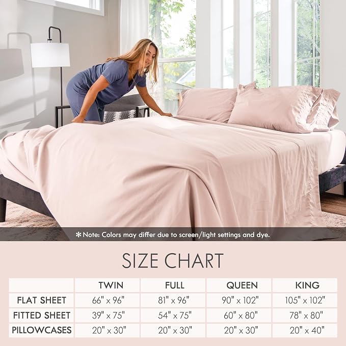 ClevaHome Full Size Sheet Set - Image 5