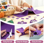 Purple Fabric Sheet 72" X 36", 1.4mm Thick Large Soft Durable Flexible Craft - Image 4