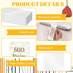 500 Pcs Bookmark Laminating Pouches 2x8inch 5 Mil Hot Laminator Sleeves DIY - Image 3