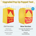 Alvantor® Pop Up Puppet Show Theater & Lemonade Stand, Pretend Playhouse Kids - Image 5