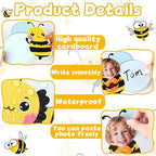 gisgfim 80Pcs Bee Cutouts Summer Honey Bee Decorations Bulletin Board Summer - Image 3