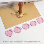 Metal Wax Seal Mold, Round Wax Seal Stamp Mold - Image 5