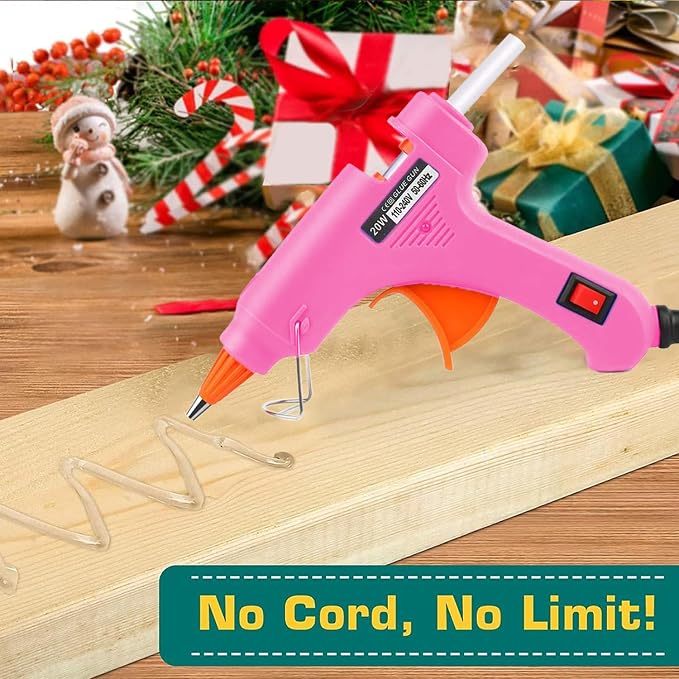 Mini Hot Glue Gun 10pcs Glue Stick Hot Glue Gun Set - Image 6