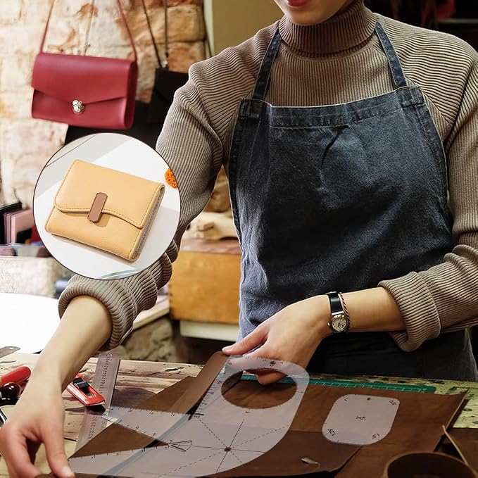 PH PandaHall 4pcs Boxy Bag Making Templates - Image 5