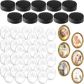 72 Pieces Round Craft Magnets Glass Ceramic Ferrite Magnet by Weewooday