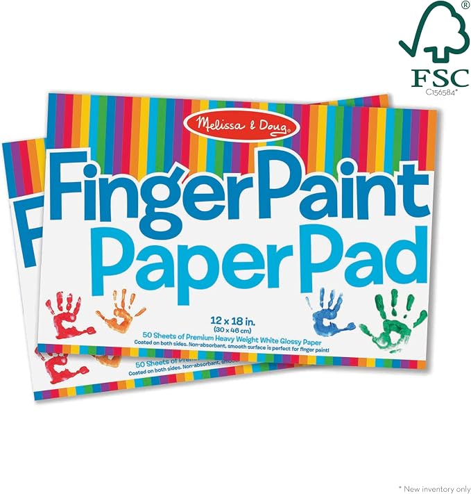 Melissa & Doug Finger Paint Paper Pad - Image 6