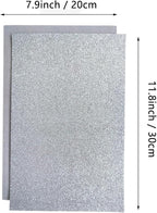 Jtnohx Glitter Felt Fabric, 8 x12 inches Felt Square Glitter - Image 5