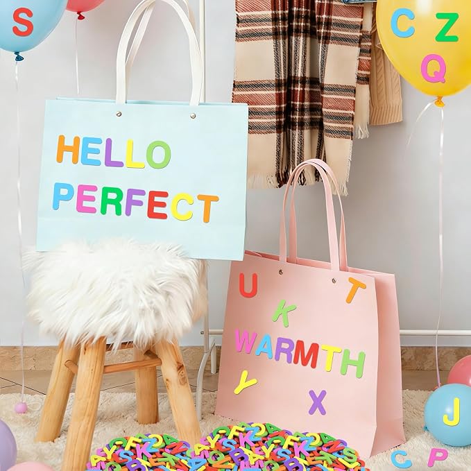 656 Pcs Foam Letter Stickers, Self-Adhesive EVA Alphabet Stickers Small 1 Inch - Image 7