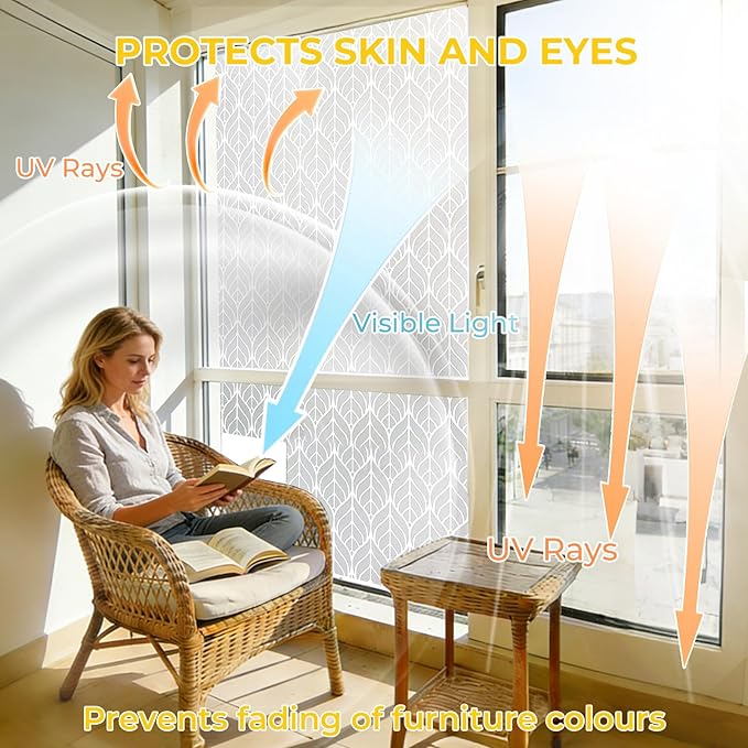 OHTMERU Window Privacy Film Decorative - Image 3