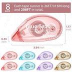 Secopad 8 Pack Scrapbook Tape, Double Sided Tape - Image 5