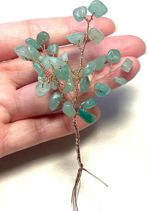 Set of 8 Wire Wrapped Liitle Tree of Lifes DIY Making Kit. Box of 8 Color - Image 7