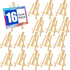 ESRICH 16 PCS 11.8" Wood Easels, Tabletop Easel by ESRICH