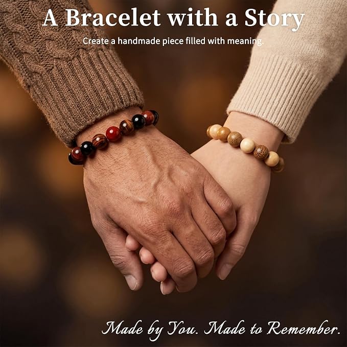 Bracelet Making Kit for Adults, DIY Jewelry Making Starter Kit for Adult Men - Image 6