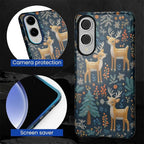 Case for Samsung Galaxy S25 Edge Case, Cute Christmas Reindeer Design Hybrid - Image 2