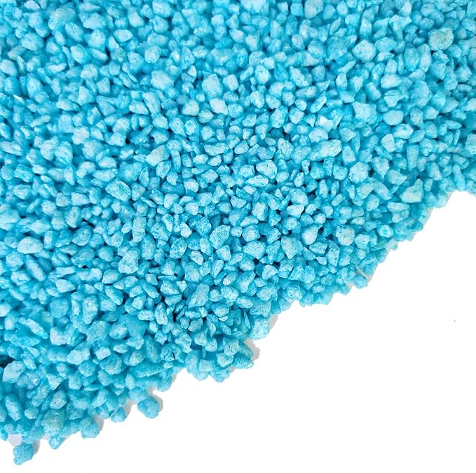 Blue Succulent and Cacus Gravels, Fairy Garden Mini Rocks, 0.88 LB, 3-5mm | by HappyFiller