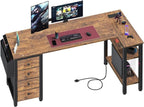 Lufeiya L Shaped Computer Desk by LUFEIYA