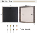 11x11 Shadow Box Frame with Linen Back - Image 6