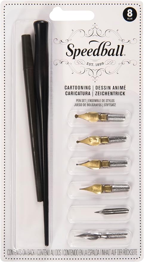Cartooning Pen Set by SpeedballArt