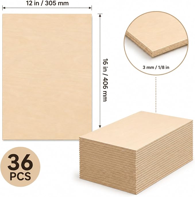 3mm Basswood Sheets 1/8 Inch - Image 8