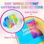 HTVRONT Tie-Dye HTV Heat Transfer Vinyl - Image 4