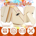 RYKOMO 42 Pack DIY Wooden Picture Frames, Unfinished Solid Wood Photo Picture - Image 3