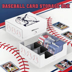 Mlikero Baseball Card Storage Box, Trading Card Storage Box Oversized Fits - Image 7