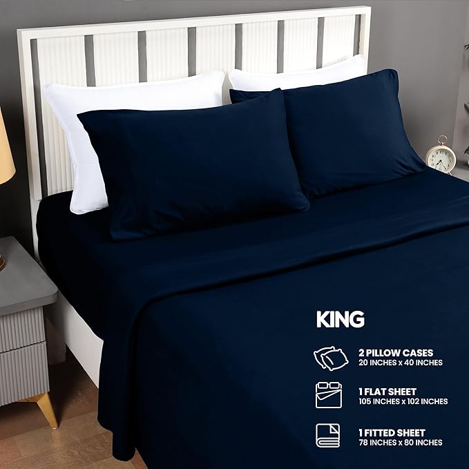 Utopia Bedding King Sheet Set - Image 2