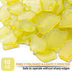 Keedolla Tumbled Sea Glass for Crafts - 10 OZ Flat Frosted Seaglass Pieces for - Image 2