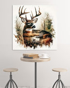 Deer Stamped Cross Stitch Kits for Adults, Animal 11CT Needlepoint Counted - Image 3