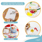 Pushglossy 60 Pcs Foam Printing Plates White Foam Sheets Craft Foam Sheet White - Image 4