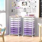 SYKIARIOL Rolling Cart with Drawers, Utility Cart With 8 Drawers and Wooden - Image 8