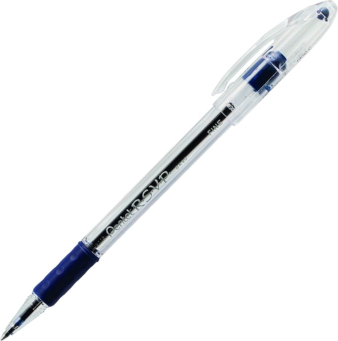 Pentel RSVP Ballpoint Pen, Fine Line, Box of 12 - Image 2