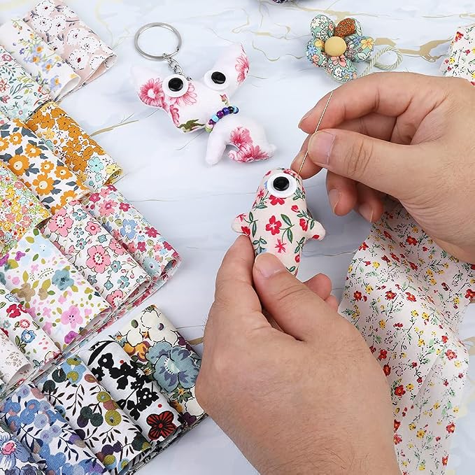 45PCS Fabric Jelly Rolls, Jelly Roll Fabric Strips - Image 5