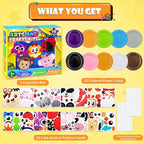16 Pack Arts and Crafts for Kids, Toddler Crafts Animal Paper Plate Art Kit - Image 2
