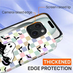 Case for iPhone 13/14, Scratch Resistant Hybrid Double Layer Hard Shell，Ghost - Image 5