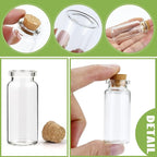 WFPLUS 60 Pcs 10ml Small Glass Bottles - Image 3