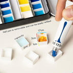 MEEDEN Empty Watercolor Paint Palette: Travel Water Color Palette Tin - Image 4