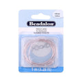 Beadalon French Wire, 0.80 mm / .032 in, Rose Gold Color, 1 Meter by Beadalon